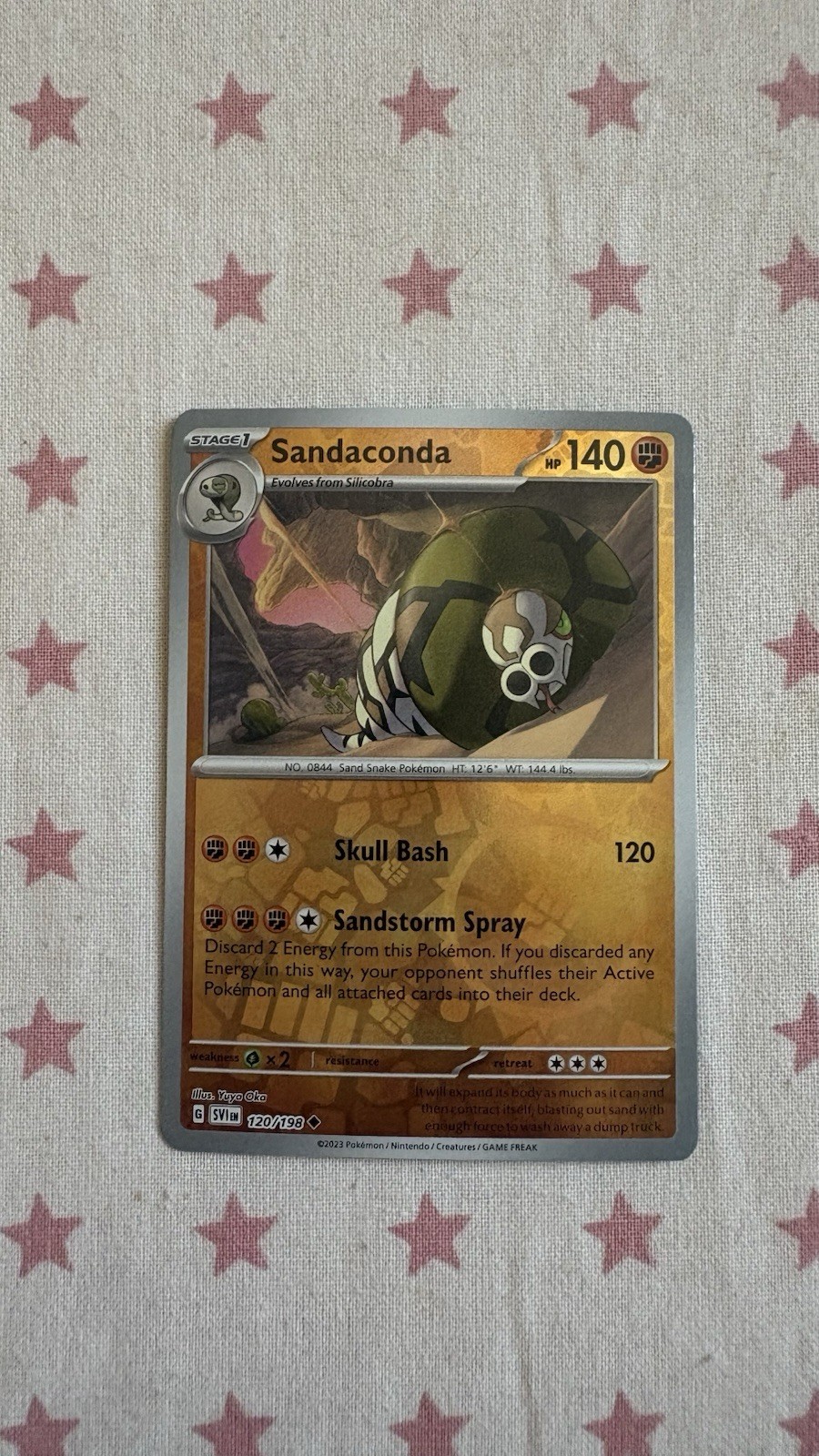 Sandaconda 120/198 Scarlet & Violet Base Set Reverse Holo Pokémon TCG Card