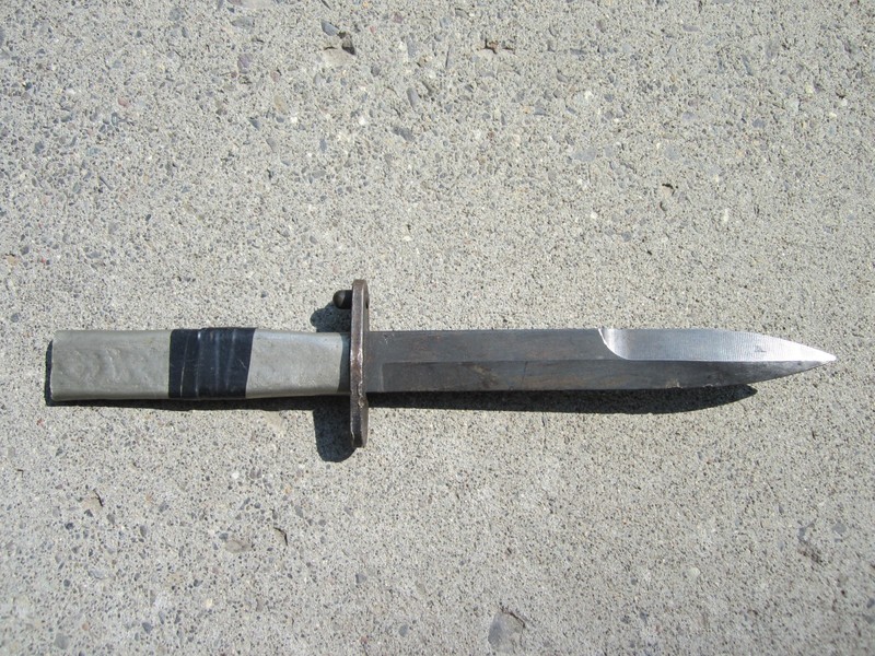 VTG 1953 KOREAN WAR US ARMY M5 M5A1 MILPAR BAYONET KNIFE FOR THE M1 GARAND RIFLE