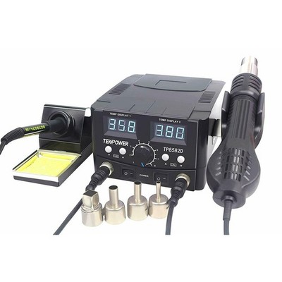  TP8582D 70W Soldering Iron and 750W SMD Hot Air Rework Station