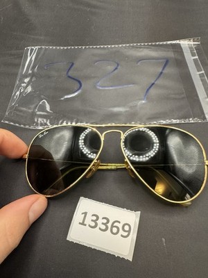 VINTAGE B&L RAY BAN AVIATOR SUNGLASSES  58-14 RAYBAN BAUSCH & LOMB 58mm BL Nice
