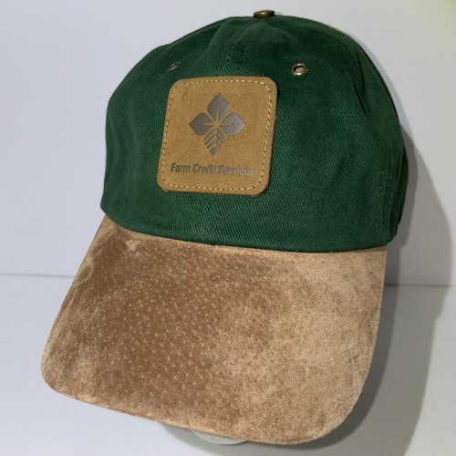 Farm Credit Services Green Suede Baseball Hat