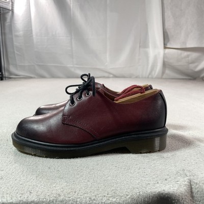 Dr Martens 1461 Shoes Mens Size 5 Red Leather Oxford Slip