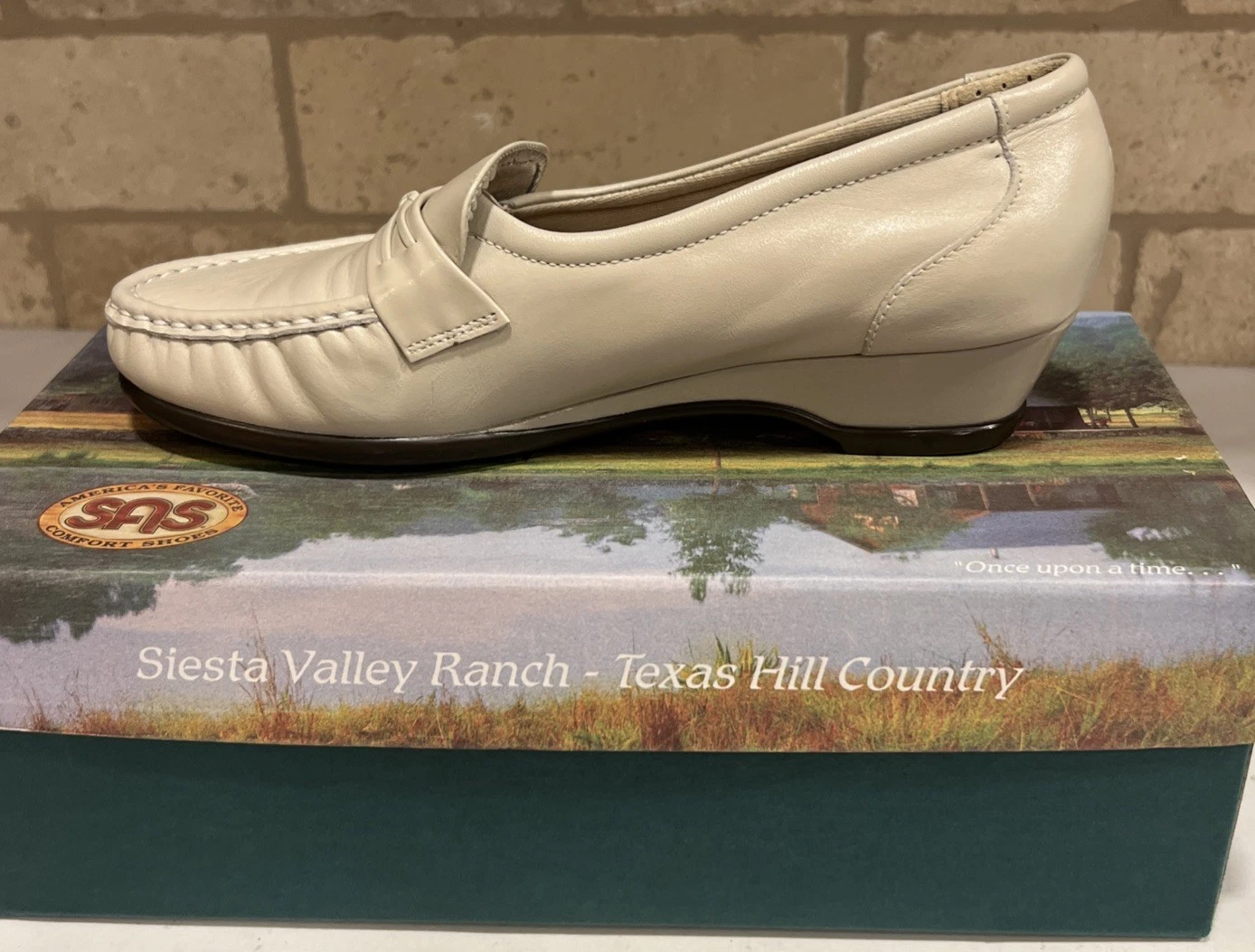 SAS Women’s Easier Bone Comfort Slip On Loafers Tripad Comfort 0128-002 7M