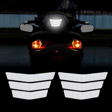 Strong Reflective Stripe Stickers for Car Bumper High-Intensity White  silver  