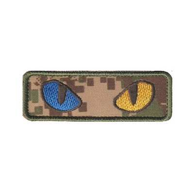 Embroidered patch chevron CAT EYES