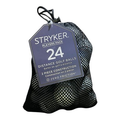 Stryker Players Pack 24 Count Distance Golf Balls Zero Friction Brand New W Tags
