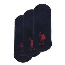 Pack Of 3 Pairs Of Men's Ankle Socks U.S. Polo Assn. US004UF Foot Cover No Show