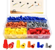 330 Pcs Wire Connectors Nuts Kit - Electrical Twist Wiring Screw Caps Assortment