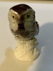 Vintage GOEBEL West Germany HAND PAINTED Ceramic Brown OWL Figurine # 427 — photo 2