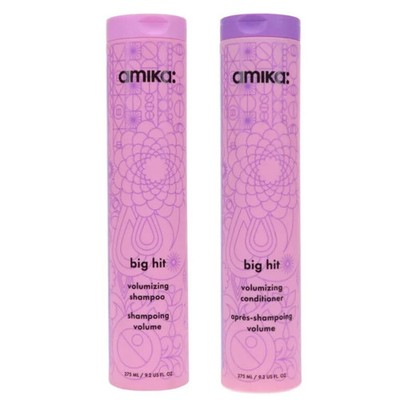 Amika BIG HIT Volumizing Shampoo & Conditioner 9.2 oz Duo Set / New 2025 Bottles