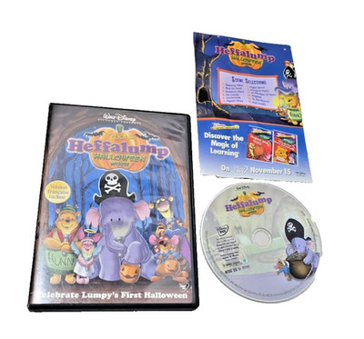 Pooh s Heffalump Halloween Movie (DVD, 2005) Walt Disney Animated COMPLETE!