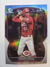 2023 Bowman Chrome 1st Refractor Connor Burns BDC 159 Reds