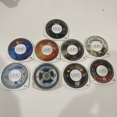 Sony PlayStation PSP 9 Game And Movies Lot