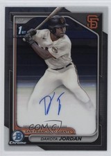 2024 Bowman Draft Chrome Prospect Dakota Jordan #CPA-DJ Auto 8g8