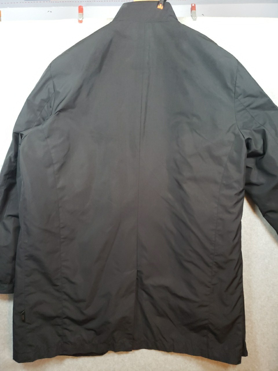 Tumi Rain Jacket Black Removable Lining Rain Coat… - image 19