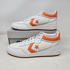 Converse Fastbreak Pro Leather Mid 'White Orange Gum' Shoe / A09185C / Men's 9.5