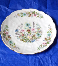 Aynsley Wild Tudor, China Serving Plate 21cm Diameter, Scalloped Edges