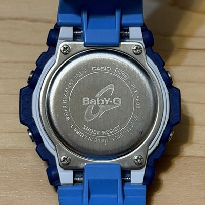 Casio G-Shock Baby-G BLX-5600 Blue G-LIDE Tide Graph Square Womens