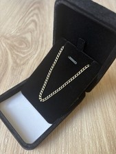 375 9ct Yellow Gold Curb Chain Necklace 18’’ Inch Italy