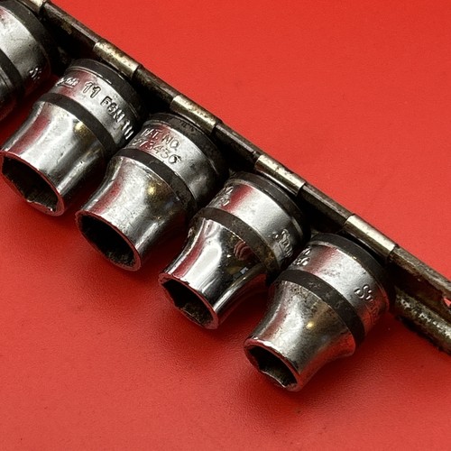 SNAP-ON FSM81-FSM191 8-19mm 12 Piece 3/8" Drive 6-Point Shallow Socket SET USA - Picture 14 of 14