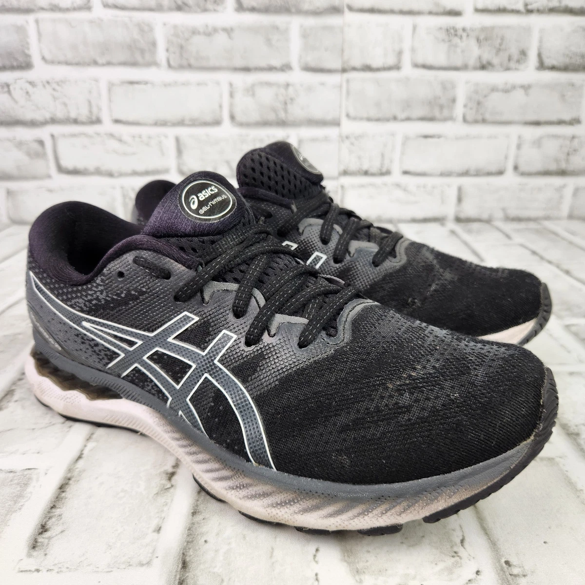ASICS Gel Nimbus 23 Black White for Sale | Authenticity Guaranteed
