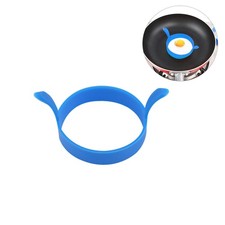 Round Egg Cooker DIY Mould Fried Mold Silicone Ring Tray Omelette Tool