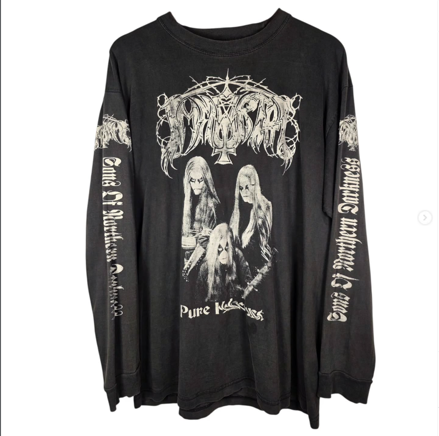 1993 IMMORTAL - Pure Frost Vintage Longsleeves Shirt Reprint