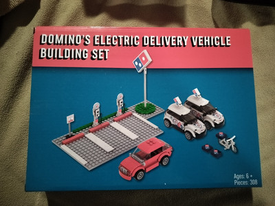  Domino's Electric Delivery Vehicle Set Brick Loot Compatible With Other Sets 