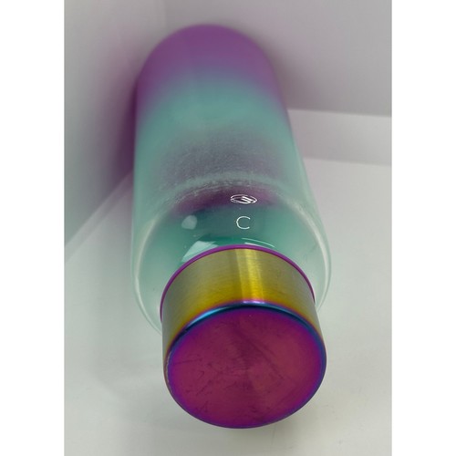 Starbucks Teal Blue Purple Gradient Ombre Glass Reusable Water Bottle 20 oz - Picture 7 of 10