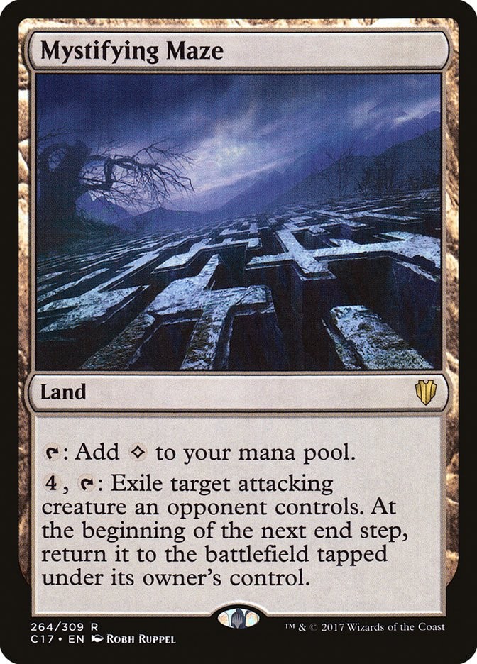 MTG Mystifying Maze  - Commander 2017 #264