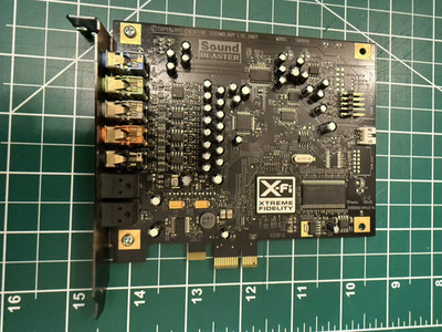 Creative SB0880 Sound Blaster X-Fi Titanium Sound Card tested working