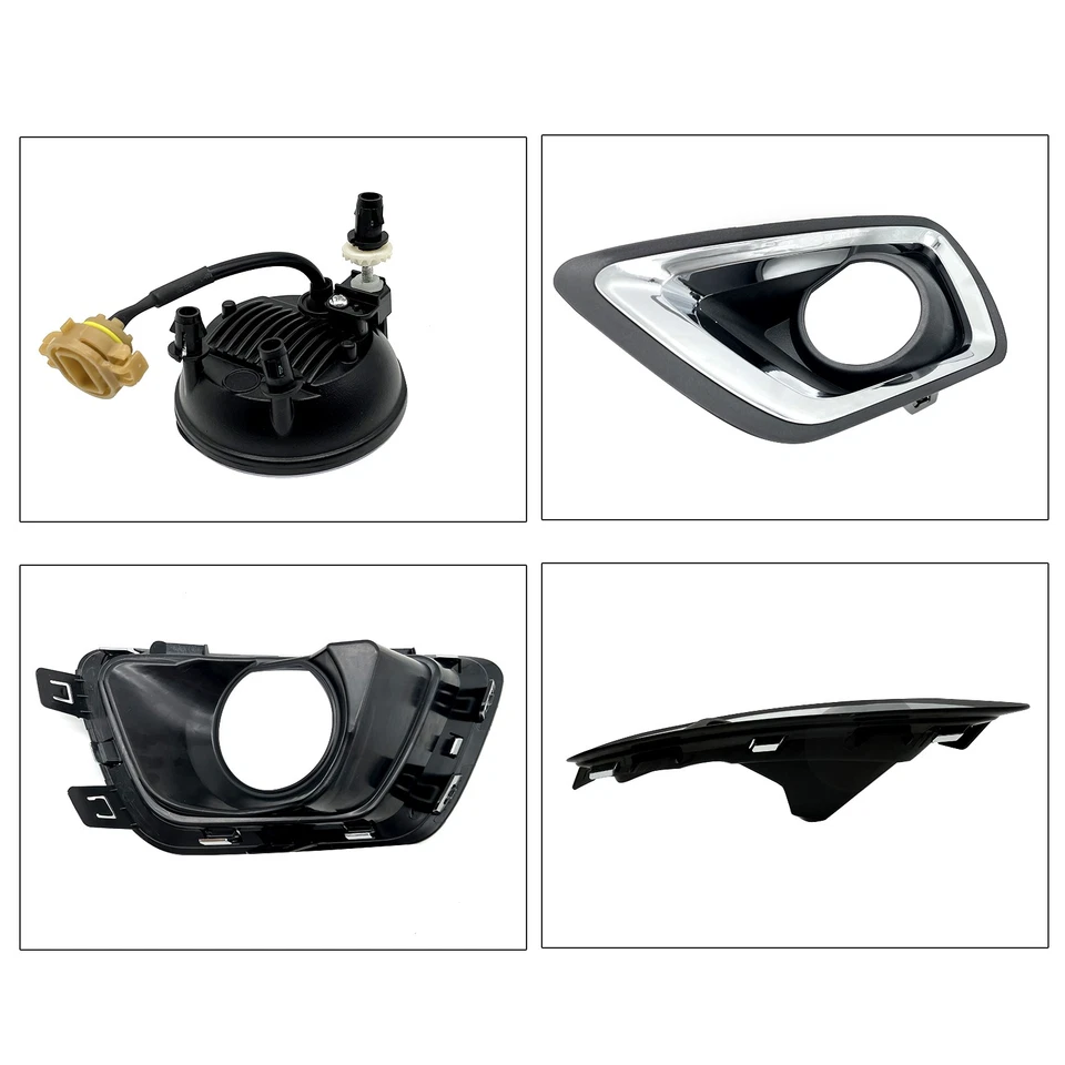 Luces antiniebla LED transparentes de conducción para Chevy Colorado 2015-2020 luces de parachoques delanteras Foto 4 de 4