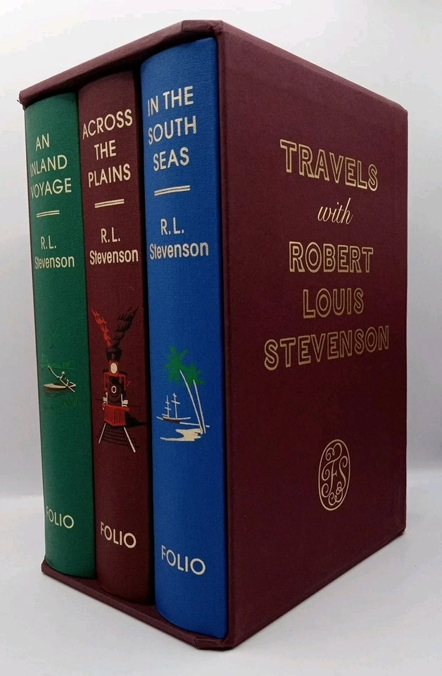 Folio Society - Travels with Robert Louis Stevenson 3 Book Set Limited Edition - Image 2 of 4