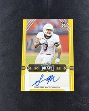 2022 Leaf Draft - Autographs Gold #BA-SM2 Sincere McCormick (AU, RC)