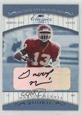 2001 Donruss Classics Significant Signatures Marvin Minnis #131 Rookie Auto RC