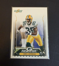 Score 2006 Greg Jennings Rookie Green Bay Packers #387 Football Trading Card. rookie card picture