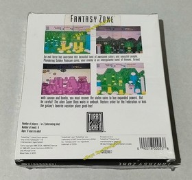 Fantasy Zone NEC TurboGrafx-16 CIB HUCard TESTED in Shrink w/Styrofoam 1989