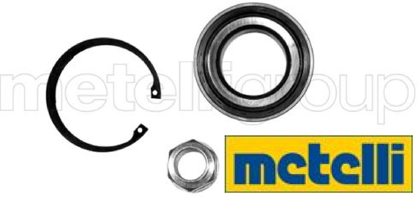 metelli 19-7666 Radlagersatz Radlager Satz Vorderachse Vorne für Honda