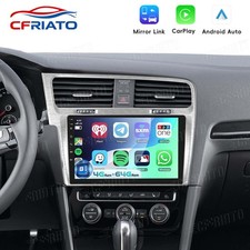4+64G Android 15 Autoradio CarPlay WiFi GPS Navi für VW Golf 7 VII MK7 2012-2017