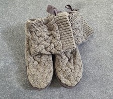 UGG Australia Knitted Cardi Boots Grey Size 5.5 with Lace Up Detail