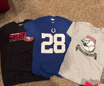 Three Sports Tshirts For Boys 2 Small And 1 Medium
