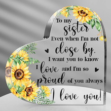 Friendship Gift for Women Girls Birthday Going Away Gifts Best To My Sister