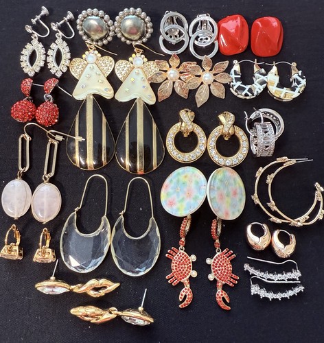 Set orecchini gioielli da vintage a nuovi lotto da collezione/spedizione combinata - Foto 1 di 8