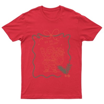 Ho Ho Urlaub Weihnachten Weihnachtsmann Herren Damen Grafik T-Shirt -a