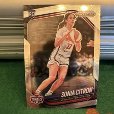 Panini 2025 Prizm WNBA Rookie Sonia Citron #122 Washington Mystics Basketball
