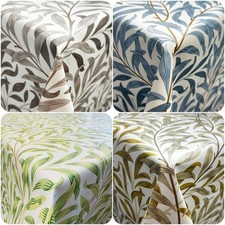 WILLOW BOUGH WILLIAM MORRIS PVC Tablecloth Waterproof Wipe Down Fabric