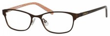NEW Liz Claiborne LC 425 Eyeglasses 0JWU Dark Brown 100 AUTHENTIC