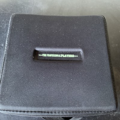 The Professional Players Poker Set in Carrying Case Dice Cards Chips Sealed New