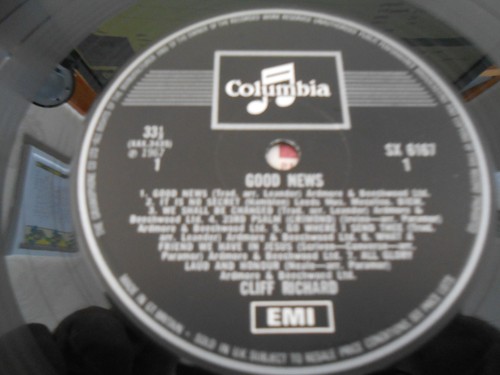 Cliff Richard - "Good News" - COLUMBIA LP - Picture 2 of 4