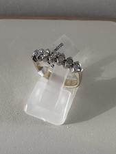 14kt.Yellow gold diamond wedding band size 6.5 3.70 grams.